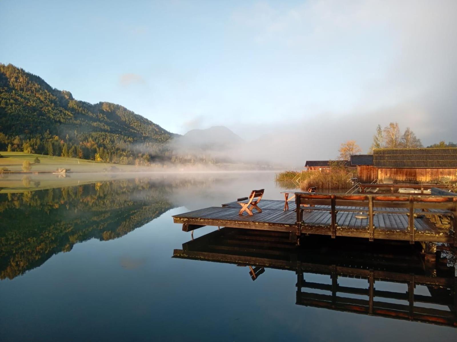 Seehotel & Seeapartments Kaerntnerhof- Direkt Am See! Weissensee Exterior foto